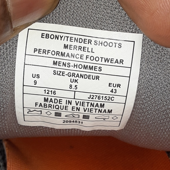 Merrell Ebony Men's Running Shoes - Picture 12 of 12